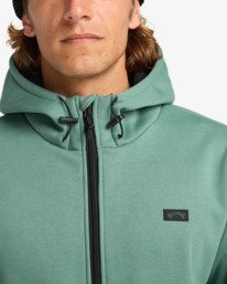 4 Shoreline - Sweat à capuche zippé pour Homme Bleu EBYFT00161 Billabong