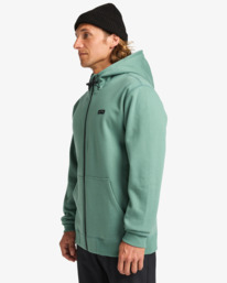 3 Shoreline - Sweat à capuche zippé pour Homme Bleu EBYFT00161 Billabong