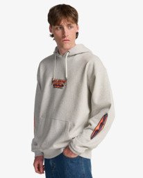 3 Burleigh - Sudadera para hombre Gris EBYFT00172 Billabong