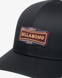 3 Walled - Gorra con Ajuste Posterior a Presión para Hombre Negro EBYHA00135 Billabong