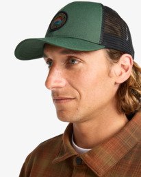 5 A/Div Range - Trucker Cap for Men Green EBYHA00149 Billabong