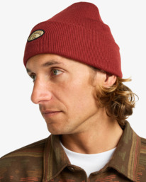 1 Every Other Day - Berretto con risvolto da Uomo Red EBYHA00155 Billabong