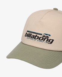 3 Throwback - Strapback Cap for Men Beige EBYHA00174 Billabong