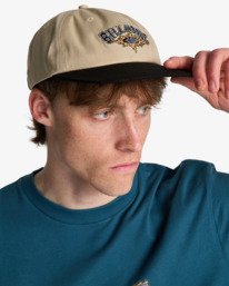 5 Throwback - Strapback Cap for Men Beige EBYHA00174 Billabong
