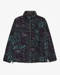 10 Unwind 10k - Omkeerbaar Donsjack voor Heren Black EBYJK00124 Billabong