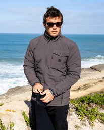 0 Unwind Revo 10K - Reversible Puffer Jacket for Men Black EBYJK00124 Billabong