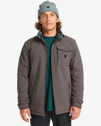 0 Unwind 10k - Omkeerbaar Donsjack voor Heren Black EBYJK00124 Billabong