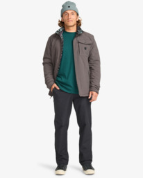 2 Unwind 10k - Omkeerbaar Donsjack voor Heren Black EBYJK00124 Billabong