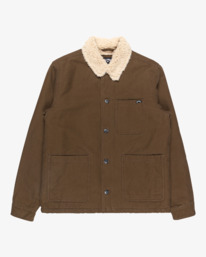 7 Chore Sherpa - Veste workwear avec doublure en sherpa pour Homme Marron EBYJK00133 Billabong