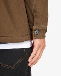 5 Chore Sherpa - Veste workwear avec doublure en sherpa pour Homme Marron EBYJK00133 Billabong