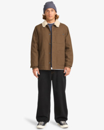 1 Chore Sherpa - Veste workwear avec doublure en sherpa pour Homme Marron EBYJK00133 Billabong