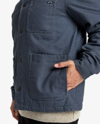 7 Chore Sherpa - Veste workwear avec doublure en sherpa pour Homme Noir EBYJK00133 Billabong