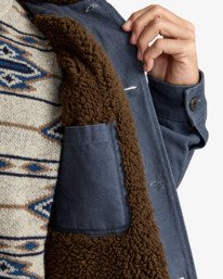 8 Chore Sherpa - Veste workwear avec doublure en sherpa pour Homme Noir EBYJK00133 Billabong