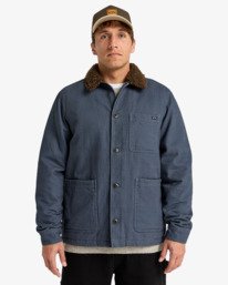 0 Chore Sherpa - Veste workwear avec doublure en sherpa pour Homme Noir EBYJK00133 Billabong