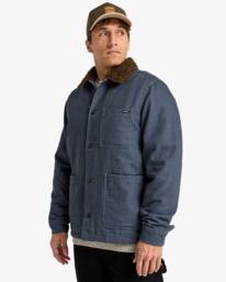 4 Chore Sherpa - Veste workwear avec doublure en sherpa pour Homme Noir EBYJK00133 Billabong