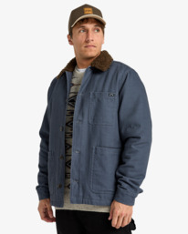 5 Chore Sherpa - Veste workwear avec doublure en sherpa pour Homme Noir EBYJK00133 Billabong