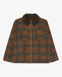 7 Hills Sherpa - Wolljacke mit Sherpa-Futter für Männer Braun EBYJK00136 Billabong