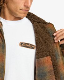 5 Hills Sherpa - Wolljacke mit Sherpa-Futter für Männer Braun EBYJK00136 Billabong
