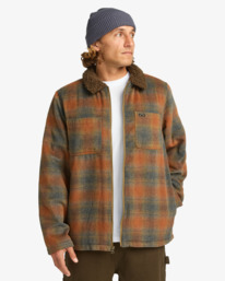 1 Hills Sherpa - Wolljacke mit Sherpa-Futter für Männer Braun EBYJK00136 Billabong