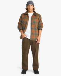 2 Hills Sherpa - Wolljacke mit Sherpa-Futter für Männer Braun EBYJK00136 Billabong