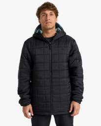 2 Transport Revo 10K - Wendbare Jacke mit Kapuze für Männer Blau EBYJK00138 Billabong