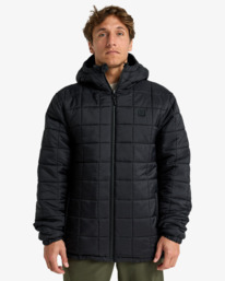 1 Transport Revo 10K - Wendbare Jacke mit Kapuze für Männer Schwarz EBYJK00138 Billabong