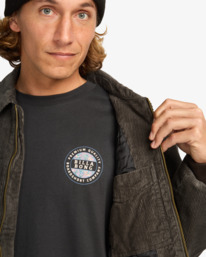 4 Smith - Mid Weight Insulated Jacket for Men Black EBYJK00140 Billabong
