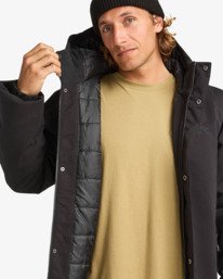 6 All Day - Casaco com capuz para homem Preto EBYJK00141 Billabong