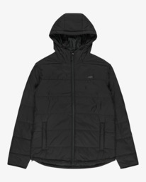 7 Journey Hooded - Chaqueta ligera y acolchada con capucha para hombre Negro EBYJK00145 Billabong