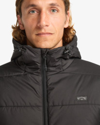 4 Journey Hooded - Chaqueta ligera y acolchada con capucha para hombre Negro EBYJK00145 Billabong