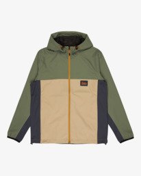 10 Transport - Windbreaker-Jacke f&uuml;r M&auml;nner Schwarz EBYJK00148 Billabong