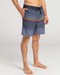 5 All Day Heritage Layback - Boardshorts para Hombre Negro EBYJV00103 Billabong