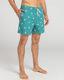 5 Good Times Layback - Board Shorts for Men Green EBYJV00107 Billabong