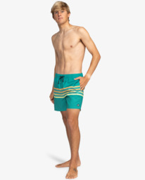 1 Fade 16" - Layback Schwimmshorts f&uuml;r M&auml;nner Blau EBYJV00118 Billabong