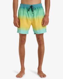 2 All Day Fade Layback 16" - Short de bain pour Homme Vert EBYJV00121 Billabong