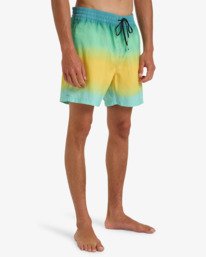6 All Day Fade Layback 16" - Short de bain pour Homme Vert EBYJV00121 Billabong