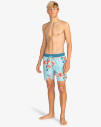 3 Good Times Layback 16" - Short de bain pour Homme Bleu EBYJV00128 Billabong