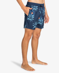 6 Good Times Layback 16" - Calções de banho para Homem Azul EBYJV00128 Billabong