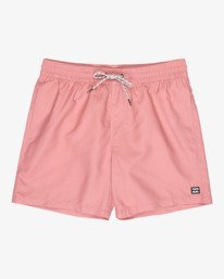 0 All Day 16" - Layback Schwimmshorts f&uuml;r M&auml;nner Rosa EBYJV00134 Billabong