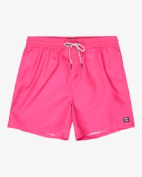 0 All Day 16" - Layback Schwimmshorts f&uuml;r M&auml;nner Rosa EBYJV00134 Billabong