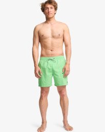4 All Day 16" - Cal&ccedil;&otilde;es de banho Layback para Homem Verde EBYJV00134 Billabong