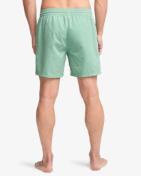 4 All Day 16" - Short de natación Layback para hombre Verde EBYJV00134 Billabong