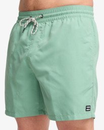 6 All Day 16" - Short de natación Layback para hombre Verde EBYJV00134 Billabong