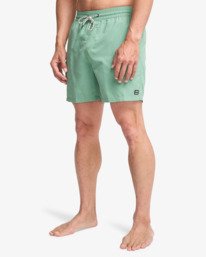 5 All Day 16" - Short de natación Layback para hombre Verde EBYJV00134 Billabong