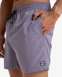 6 All Day Layback 16" - Calções de banho para Homem Roxo EBYJV00134 Billabong