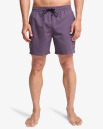 2 All Day 16" - Layback Swim Shorts for Men Purple EBYJV00134 Billabong