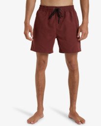 2 All Day 16" - Layback Swim Shorts for Men Red EBYJV00134 Billabong