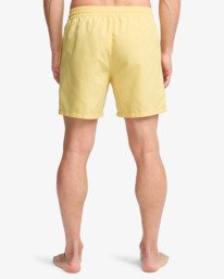 4 All Day 16" - Cal&ccedil;&otilde;es de banho Layback para Homem Amarelo EBYJV00134 Billabong