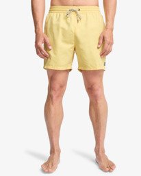 2 All Day 16" - Cal&ccedil;&otilde;es de banho Layback para Homem Amarelo EBYJV00134 Billabong