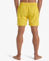 4 All Day Layback 16" - Calções de banho para Homem Amarelo EBYJV00134 Billabong